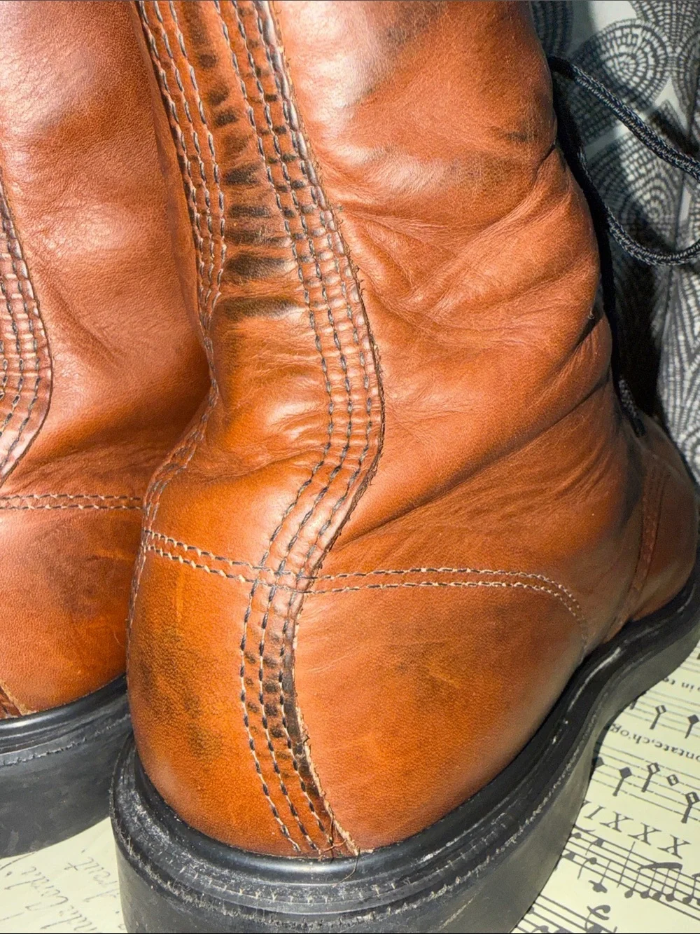 Red Wing SuperSole Work Boots Brown Leather Lace-Up Men’s SZ 12 (ASTM F2892-11)